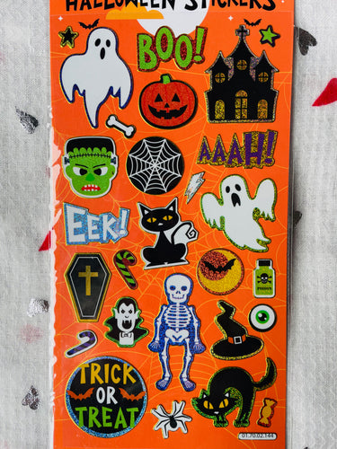 Halloween Boo! Large Foil Stickers Paper Projects